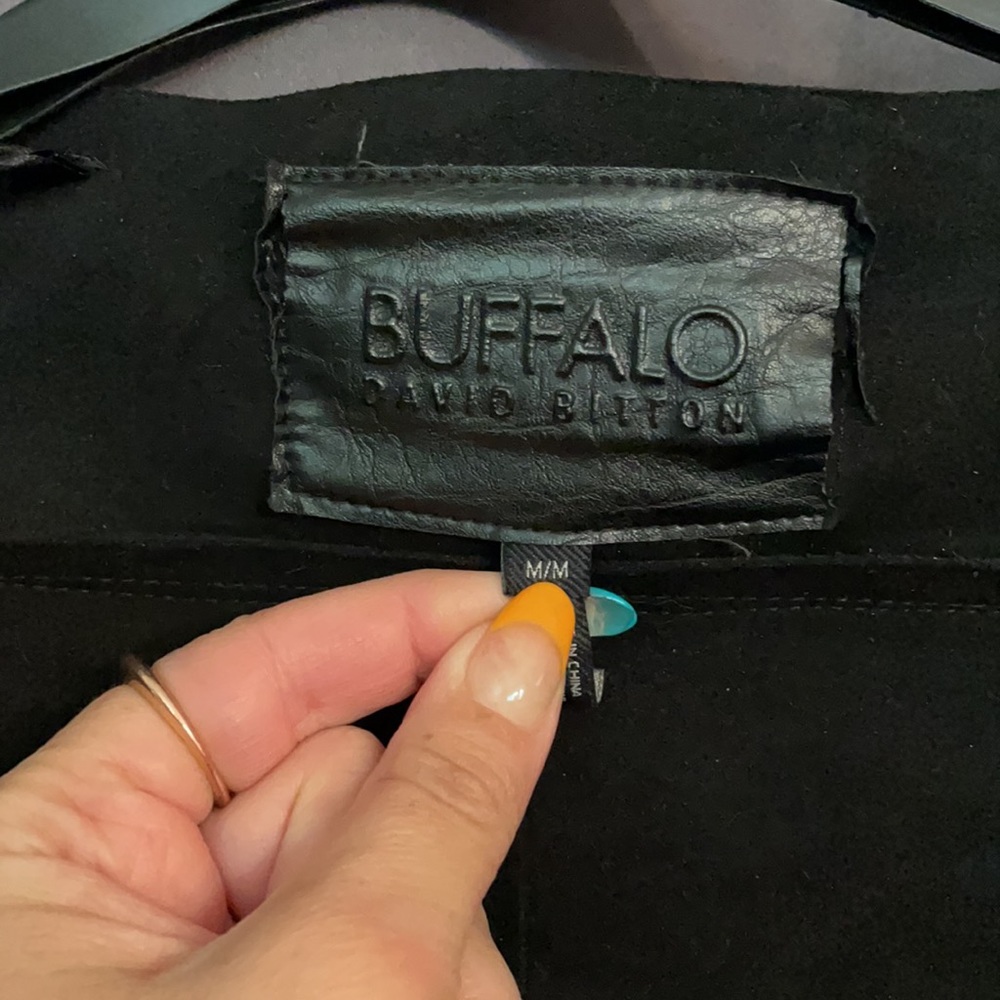 Black Polyester Fringe Jacket - image 2